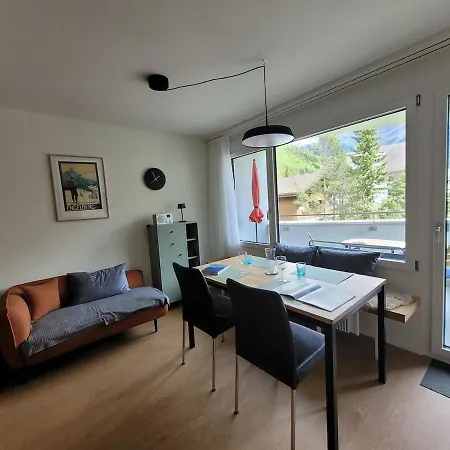 Modern, Central 2-Room Apartment Near Titlis Lift 公寓